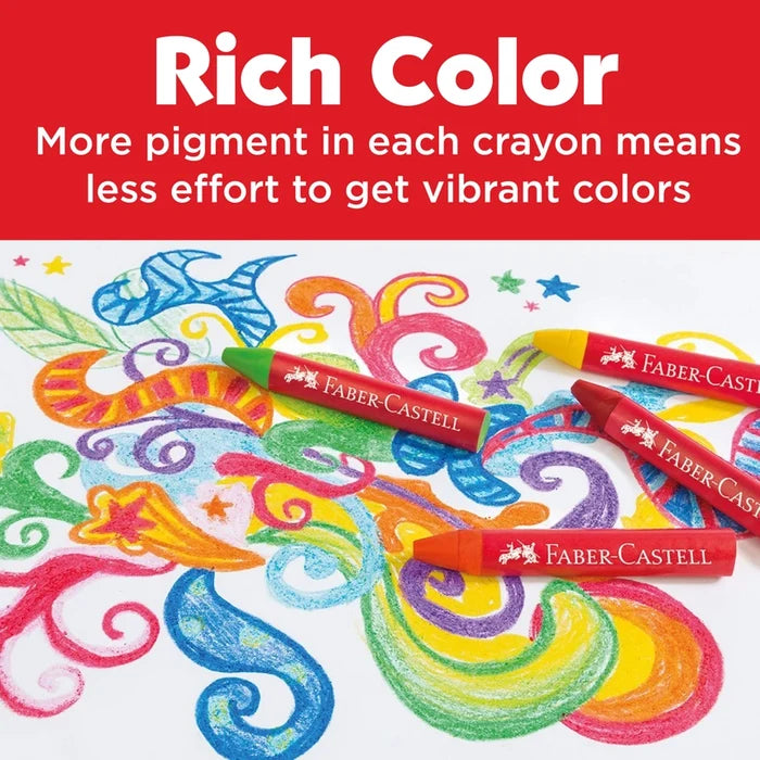 Brilliant Beeswax Crayons with Storage Case - Set of24