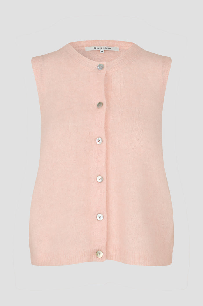 Brook Knit Button Vest