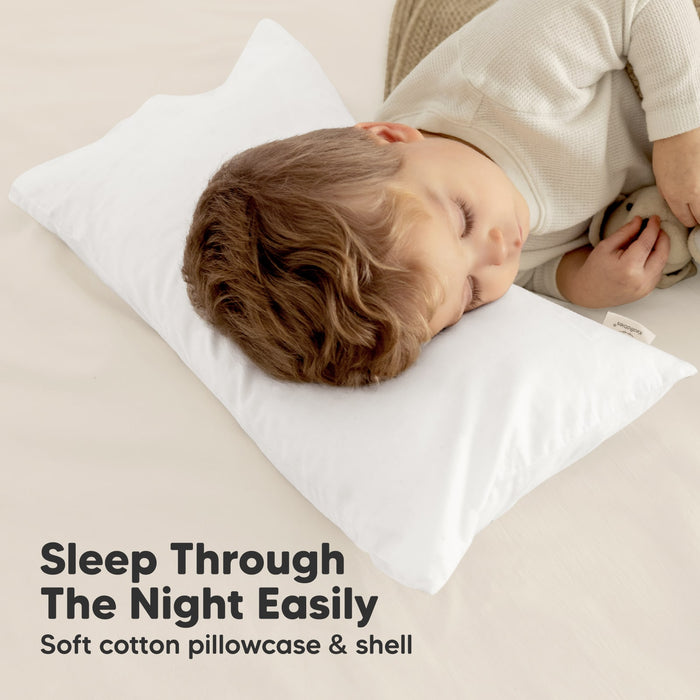 Sleep Through The Night Easily, Soft cotton pillowcase & shell