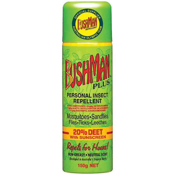 Bushman Plus Aerosols 150g (Carton of 12)