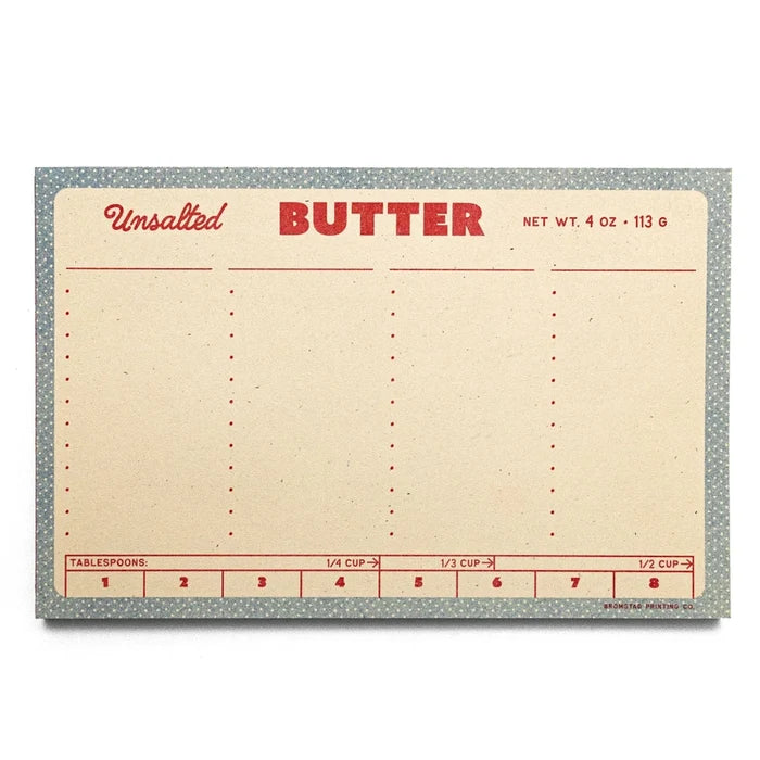 Butter Risograph Notepad