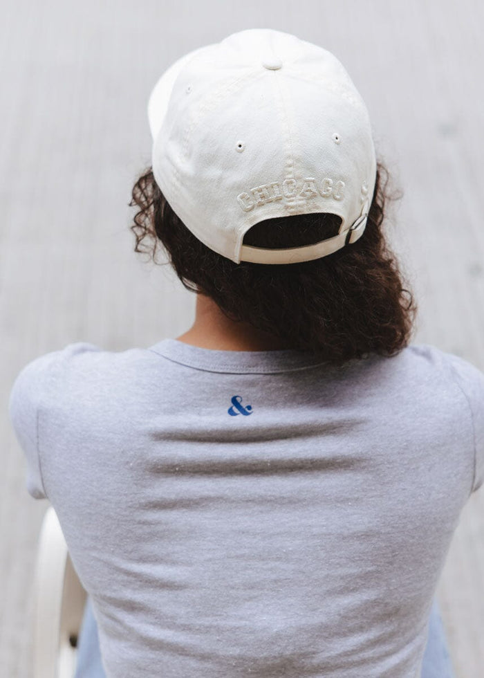 C Is For Chicago Dad Hat - Ivory