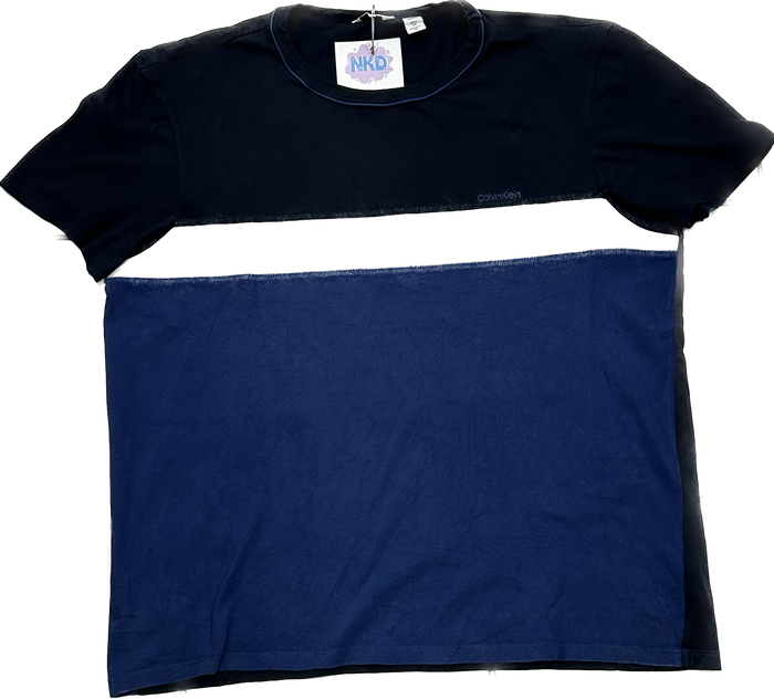 Calvin Klein Dark Blue and Black T-shirt
