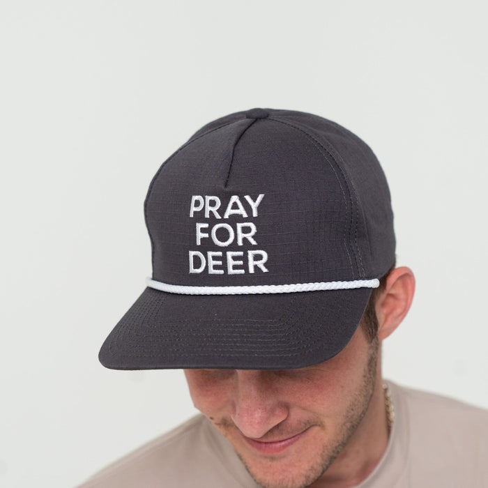 Cap - Pray For Deer - Charcoal
