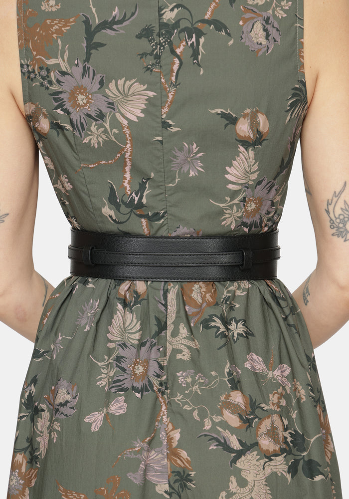 Cathedral Buckle Waist Belt - Gold
