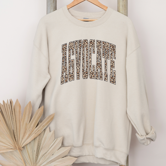 Cheetah Agvocate– Crewneck