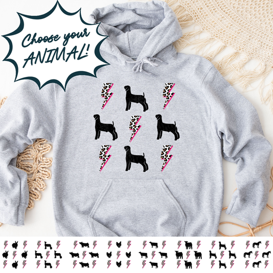 CHEETAH BOLT ANIMALS - CHOOSE YOUR ANIMAL – Hoodie