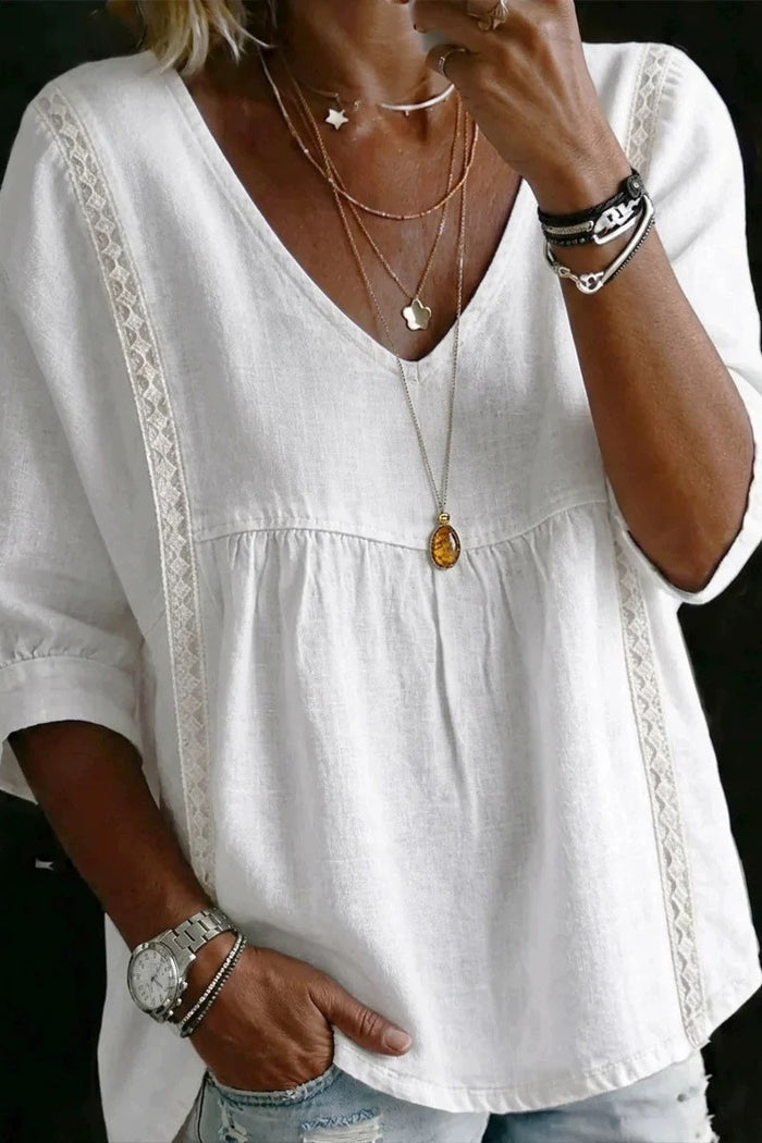 Chloe Flutter-Sleeve Top-White-SMALL-Cute-Trendy-Shop-Womens-Boutique-Clothing-Store