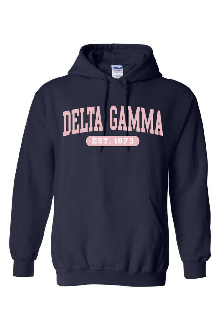 Classic Est. Hoodie - Hannah's Closet - The Official Boutique for Delta Gamma