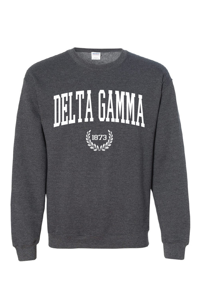 Classic Greek Crewneck - Hannah's Closet - The Official Boutique for Delta Gamma