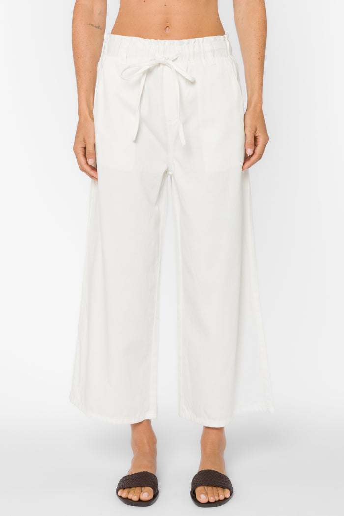 Claudette Optic White Pants - Bottoms - Velvet Heart Clothing
