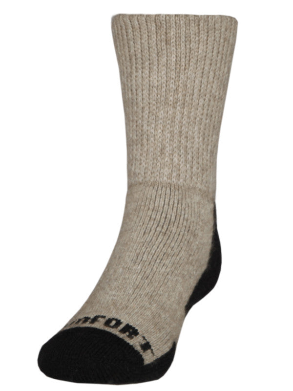 Merino and Possum socks. Colour Natural stone