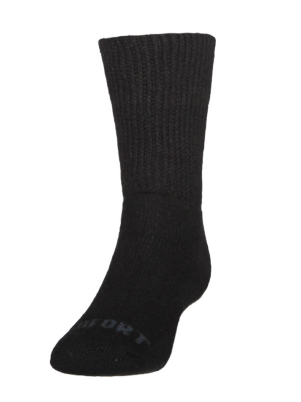 Merino and Possum socks with toe reinforcement. Colour black.