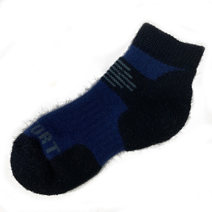 Close up of mens ankle sock, colour Ocean