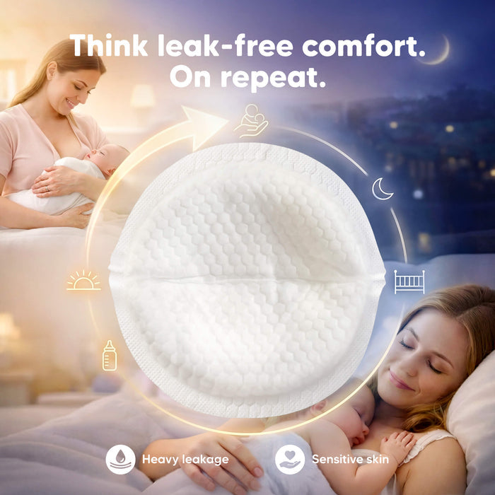 Think leak-free comfort. On repeat. - Heavy leakage and Sensitive skin