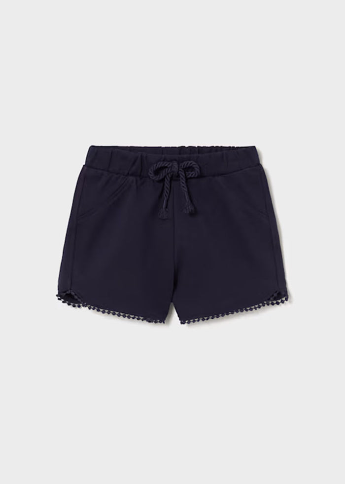 Cora Chenille Shorts - Navy Blue