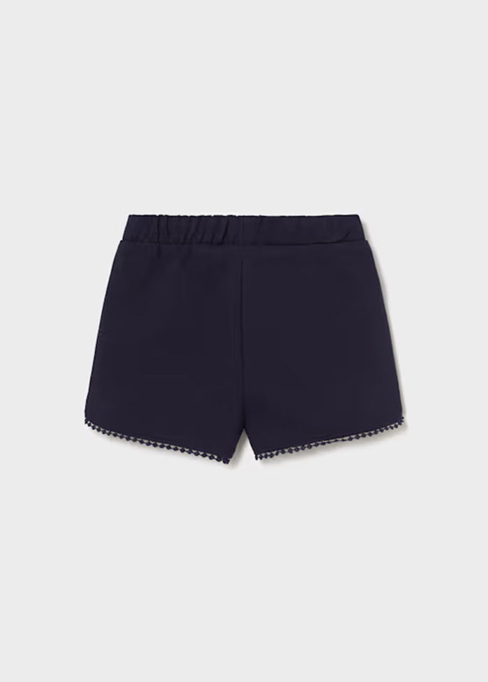 Cora Chenille Shorts - Navy Blue