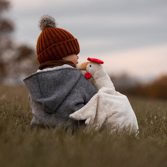 Cotton Large Chicken - White
