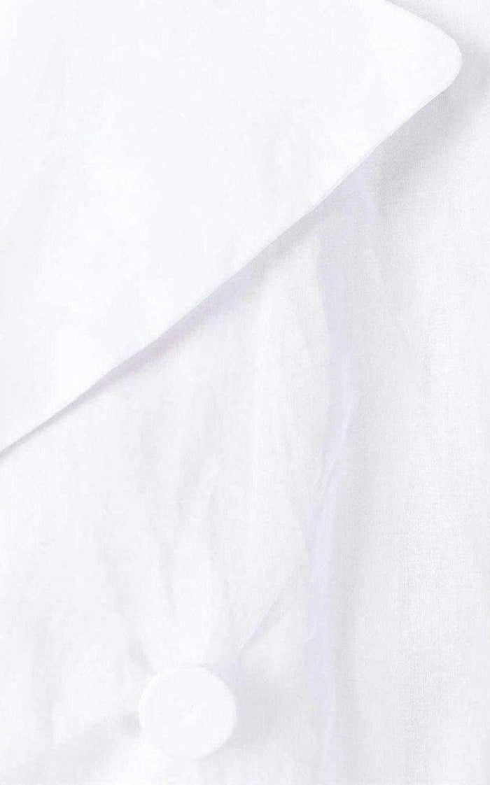 Nina Ricci Cotton Organza Mesh Double Breasted Overcoat - Runway Catalog