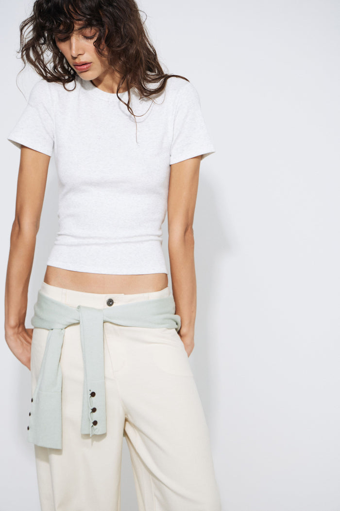 LIGHT GREY MELANGE