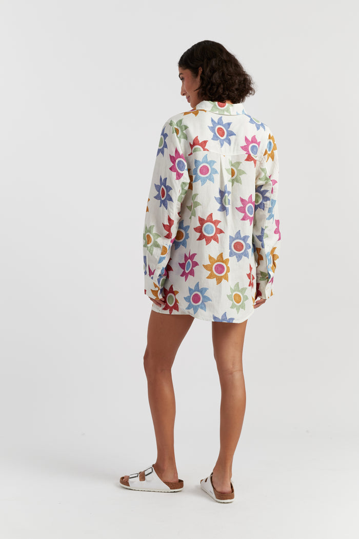 Cream Cotton Sol Shirt