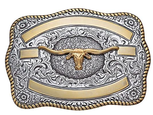 Crumrine Longhorn Belt Buckle