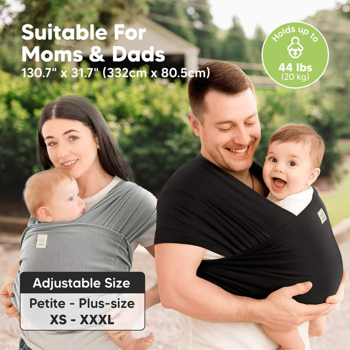 Suitable For Moms & Dads 130.7" x 31.7" (332cm x 80.5cm). Adjustable Size (Petite - Plus-size)) XS - XXXL
Holds up to 44 lbs or 20 kg