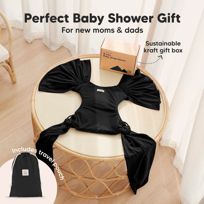 Perfect Baby Shower Gift - For new moms & dads, with Sustainable kraft gift box. Includes travel pouch