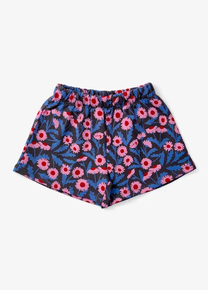 Daisy Elastic Shorts - Moonlit