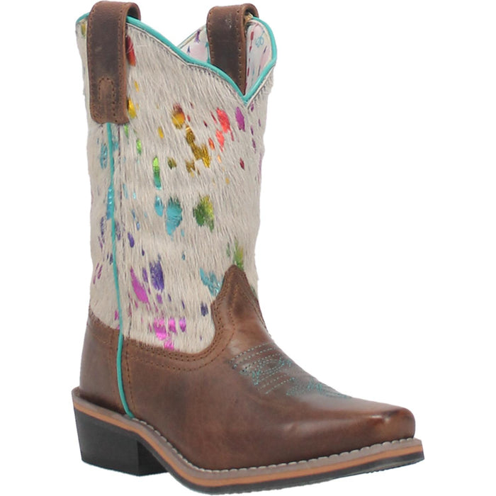 Dan Post Rainbow Hair On Rumi Western Boot