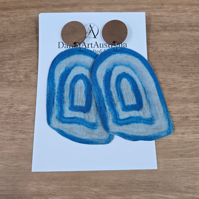 DandiArt x KingKing Fabric Earrings - Handcrafted Wearable Art