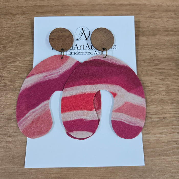 DandiArt x KingKing Fabric Earrings - Handcrafted Wearable Art