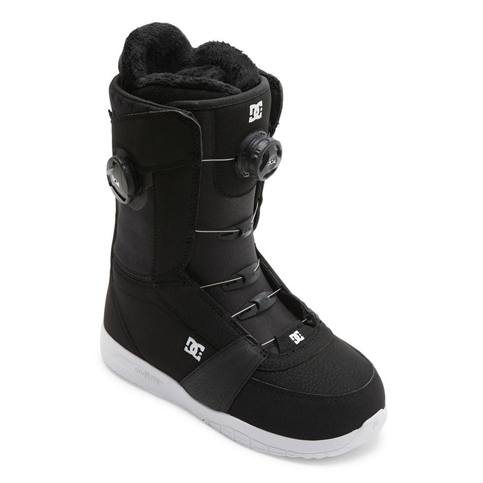 DC 2025 Womens Lotus Boa Boots - Black/White/Black