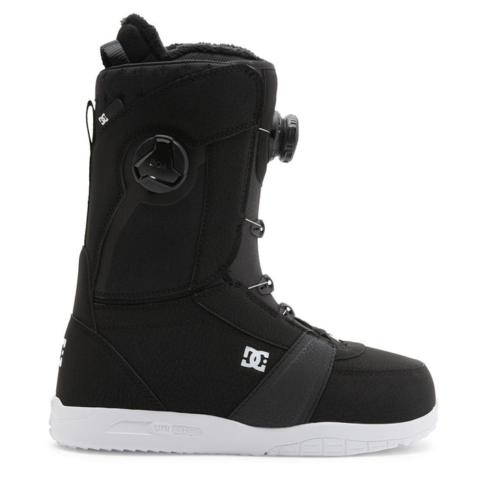 DC 2025 Womens Lotus Boa Boots - Black/White/Black