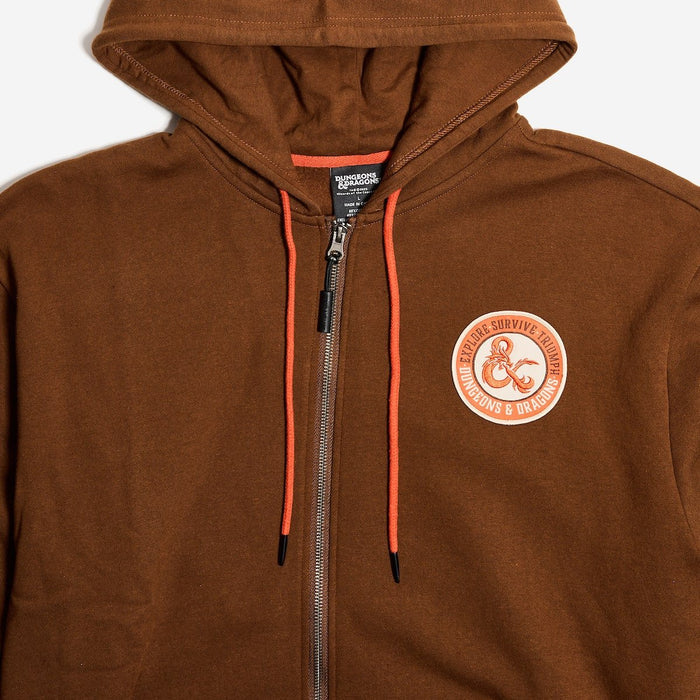 D&D Forgotten Realms Illustration Zip-Up Hoodie - Heroes & Villains-Dungeons & Dragons-Hoodie