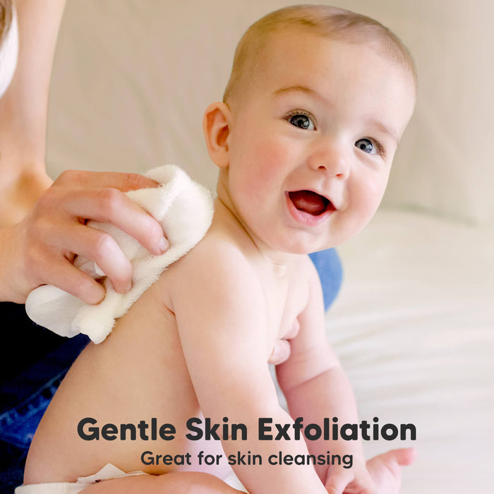 Gentle Skin Exfoliation: Great for skin cleansing