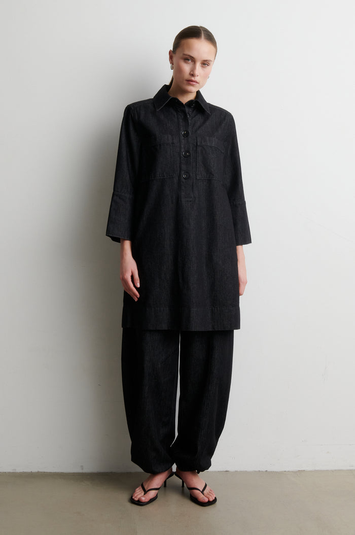 Dera Denim Cargo Trousers