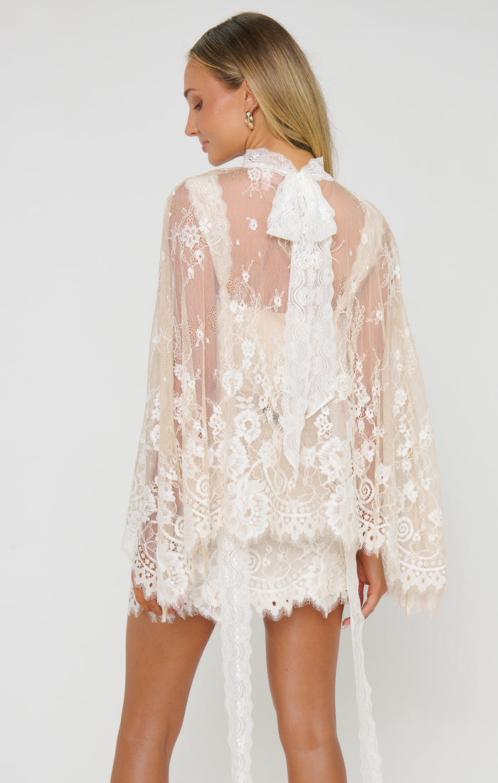 Destiny Cape ~ Devoted White Lace