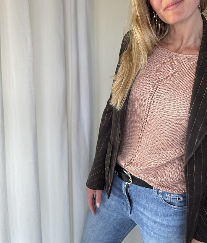 Diamond line top by Siersknit, knitting kit in Önling No 14