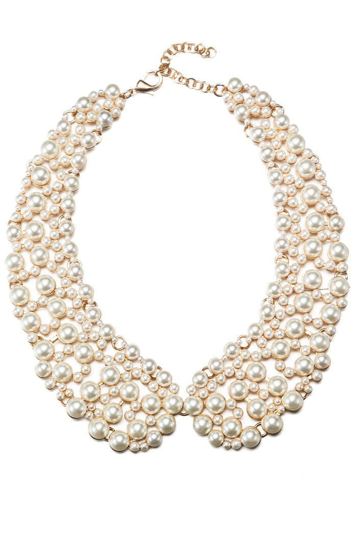 Diana Champagne Collar Necklace - Born To Glam