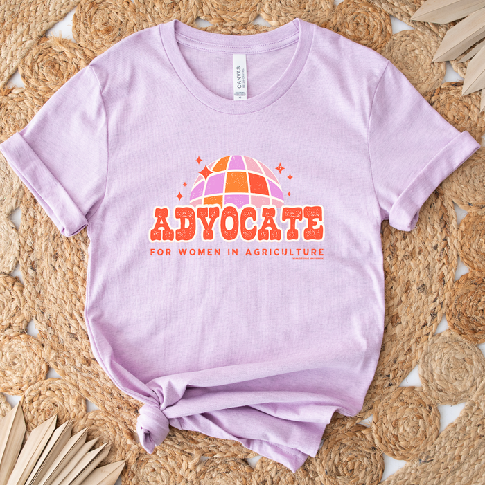 Disco Advocate For Women In Agriculture- Bella Canvas T-Shirt