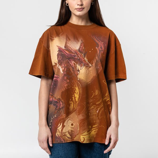 Dragonstorm: Betor Oversized Print Grail Tee - Heroes & Villains-Magic: The Gathering-T-Shirt