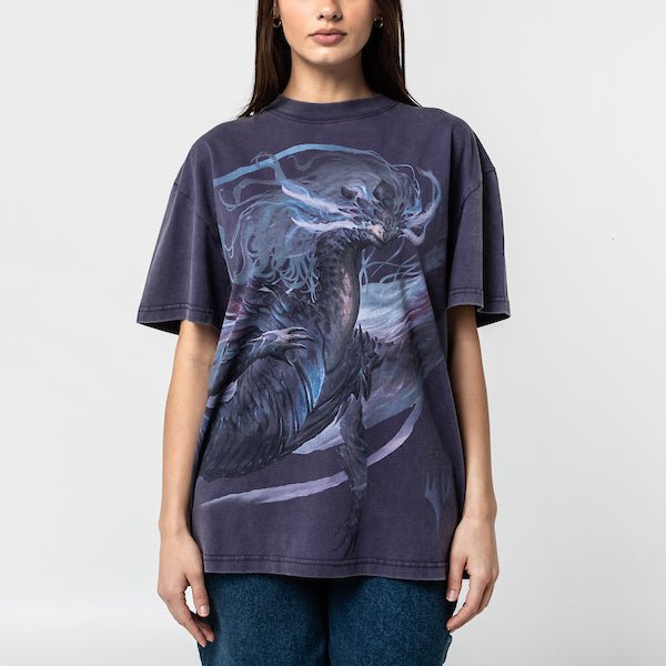 Dragonstorm: Shiko Oversized Print Grail Tee - Heroes & Villains-Magic: The Gathering-T-Shirt