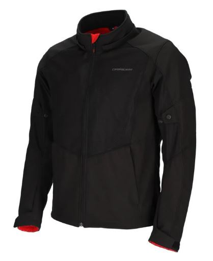 Dririder BLVD Air Soft Shell Hooded Jacket - Black