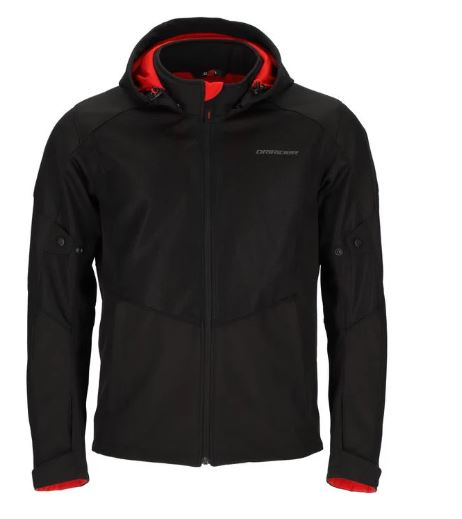 Dririder BLVD Air Soft Shell Hooded Jacket - Black