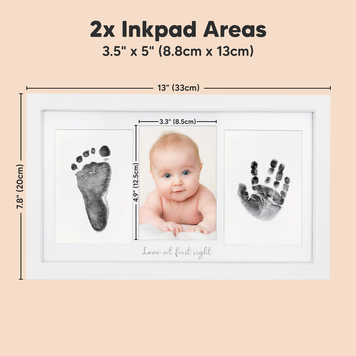 2x Inkpad Areas: 3.5" x 5" (8.8cm x 13cm), Frame size 13" (33cm)