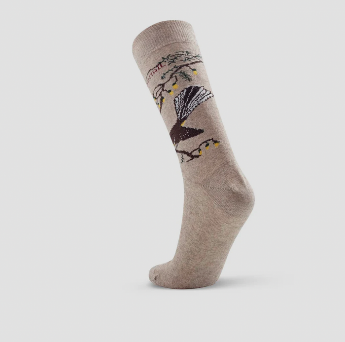 Duthie and Bull - Possum - Merino Fantail Sock