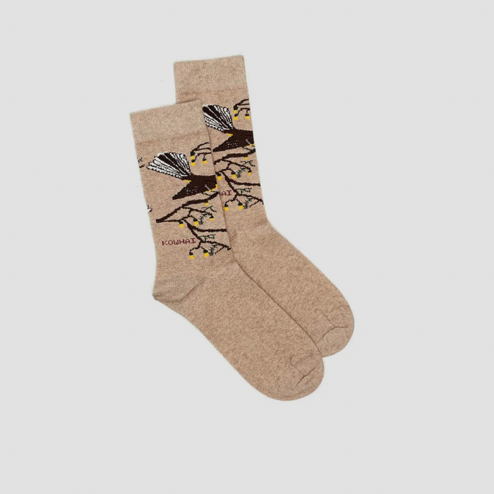 Duthie and Bull - Possum - Merino Fantail Sock