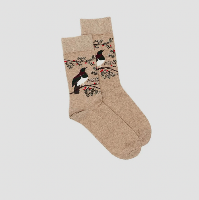 Duthie and Bull - Possum - Merino Kereru Sock