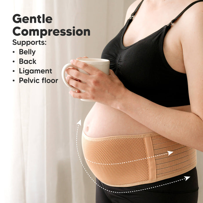 Gentle Compression: Supports Belly, Back, Ligament, Pelvic floor
